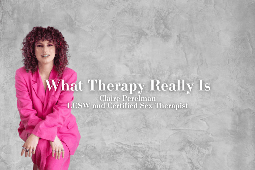 What Therapy Really Is